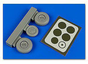 Aires Me262A/B Wheels & Paint Masks For HBO Plastic Model Aircraft Accessory 1/48 Scale #4676