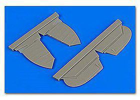 Aires He51B1 Control Surfaces For ROD (Resin) Plastic Model Aircraft Accessory 1/48 Scale #4677