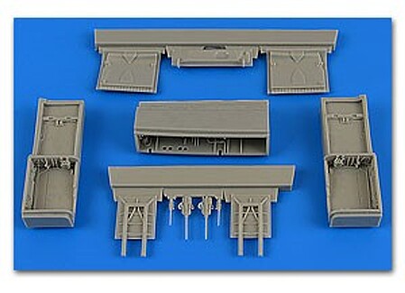 Aires T38A/C Talon Wheel Bay For TSM Plastic Model Aircraft Accessory 1/48 Scale #4682