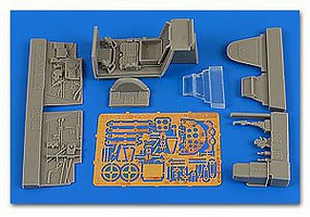 Aires Bf109G6 (Late) Cockpit Set For EDU Plastic Model Aircraft Accessory 1/48 Scale #4685