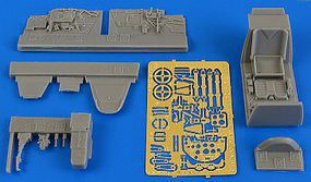 Aires Bf109G6 (Early) Cockpit Set for EDU Plastic Model Aircraft Accessory 1/48 Scale #4697 Aires Bf109G6 (Early) Cockpit Set for EDU Plastic Model Aircraft Accessory 1/48 Scale #4697