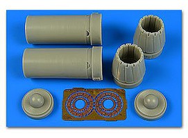 Aires F/A18C Exhaust Nozzles Closed For KIN Plastic Model Aircraft Accessory 1/48 Scale #4702 Aires F/A18C Exhaust Nozzles Closed For KIN Plastic Model Aircraft Accessory 1/48 Scale #4702