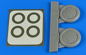 Aires Gloster Gladiator Wheels & Paint Mask For ROD & EDU Model Aircraft Accessory 1/48 #4717 Aires Gloster Gladiator Wheels & Paint Mask For ROD & EDU Model Aircraft Accessory 1/48 #4717