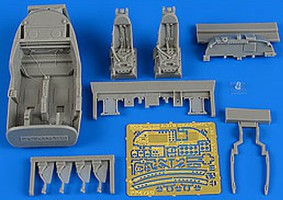 Aires A37B Dragonfly Cockpit Set For RMX Plastic Model Aircraft Accessory 1/48 Scale #4720