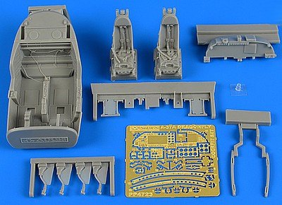 Aires A37A Dragonfly Cockpit Set For RMX Plastic Model Aircraft Accessory 1/48 Scale #4723