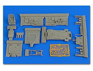 Aires P40B Warhawk Cockpit Set For ARX Plastic Model Aircraft Accessory 1/48 Scale #4728