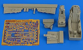 Aires Super Etendard SUE Cockpit Set For KIN Plastic Model Aircraft Accessory 1/48 Scale #4741 Aires Super Etendard SUE Cockpit Set For KIN Plastic Model Aircraft Accessory 1/48 Scale #4741