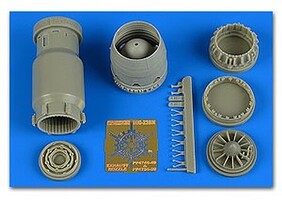 MiG23BN Late Exhaust Nozzle Opened For TSM Plastic Model Aircraft Accessory 1/48 #4748