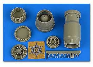 Aires MiG-27 Early Exhaust Nozzle Opened For TSM Plastic Model Aircraft Accessory 1/48 #4753