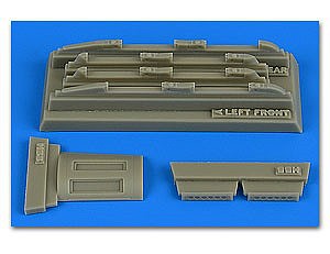 Aires Su17M3/M4 Fitter K Fully Empty Chaff/Flare Dispensers Plastic Model Aircraft Acc 1/48 #4754