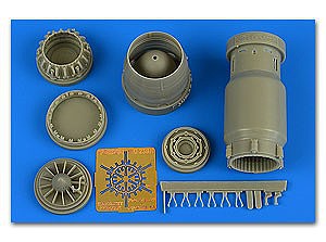 Aires MiG-27 Early Exhaust Nozzle Closed For TSM Plastic Model Aircraft Accessory 1/48 #4756