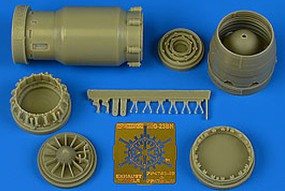 Aires MiG-23BN Early Exhaust Nozzle Opened For TSM Plastic Model Aircraft Accessory 1/48 #4758