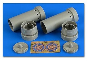 Aires 1/48 Phantom FGR2 Exhaust Nozzles For HSG Aires 1/48 Phantom FGR2 Exhaust Nozzles For HSG