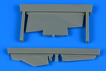 Aires MiG-23BN Correct Tail Fin For TSM Plastic Model Aircraft Accessory 1/48 #4794