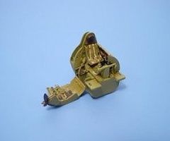 Aires F4F4 Cockpit Set For a Hasegawa Model Plastic Model Aircraft Accessory 1/72 Scale #7054