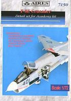 Aires F8E Detail Set For an Academy Model Plastic Model Aircraft Accessory 1/72 Scale #7150 Aires F8E Detail Set For an Academy Model Plastic Model Aircraft Accessory 1/72 Scale #7150