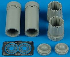 Aires F/A18C Exhaust Nozzles Opened For Hasegawa Plastic Model Aircraft Accessory 1/72 #7186 Aires F/A18C Exhaust Nozzles Opened For Hasegawa Plastic Model Aircraft Accessory 1/72 #7186