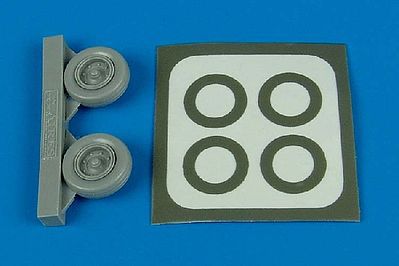 Aires A1H Wheels & Paint Masks For a Hasegawa Model Plastic Model Aircraft Accessory 1/72 #7221