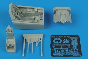 Aires F117A Cockpit Set For an Academy Model Plastic Model Aircraft Accessory 1/72 Scale #7229 Aires F117A Cockpit Set For an Academy Model Plastic Model Aircraft Accessory 1/72 Scale #7229