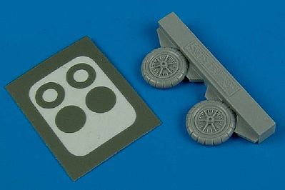 Aires Bf109E/F Wheels & Paint Masks Plastic Model Aircraft Accessory 1/72 Scale #7245