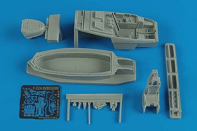 Aires F22A Cockpit Set For a Revell Model Plastic Model Aircraft Accessory 1/72 Scale #7263