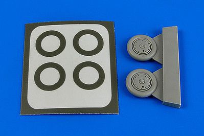 Aires I153 Wheels & Paint Masks For ICM Plastic Model Aircraft Accessory 1/72 Scale #7333