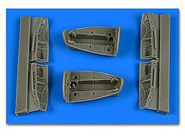 Aires Beaufighter Undercarriage Bay For HSG Plastic Model Aircraft Accessory 1/72 Scale #7366