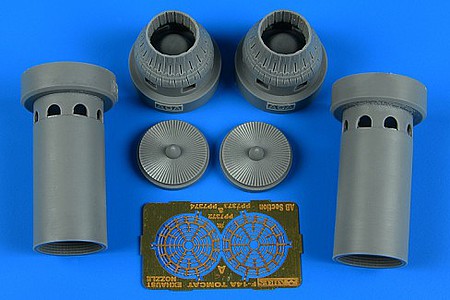 Aires F-14A Tomcat Exhaust Nozzles Closed Position Plastic Model Aircraft Accessory 1/72 #7372