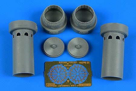 Aires F-14A Tomcat Exhaust Nozzles Opened Position Plastic Model Aircraft Accessory 1/72 #7373