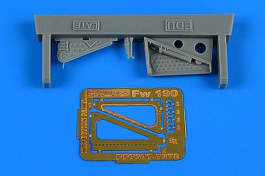 Aires Fw190 Late Inspection Panel For EDU Plastic Model Aircraft Accessory Kit 1/72 Scale #7378