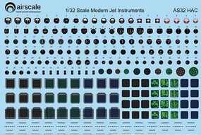 Airscale 1/32 Modern Jet Instrument Dials (Decal) Airscale 1/32 Modern Jet Instrument Dials (Decal)