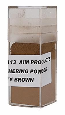 AIM Colored Weathering Powder Approx. 1oz - Dusty Brown #3113