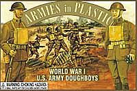 ArmiesInPlastic WWI US Army Doughboys (16) Plastic Model Military Figure 1/32 Scale #5401