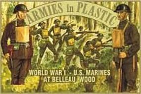 WWI US Marines at Belleau Wood (20) Plastic Model Military Figure 1/32 Scale #5405