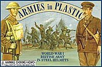 ArmiesInPlastic WWI British Army in Steel Helmets (20) Plastic Model Military Figure 1/32 Scale #5406