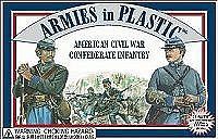 ArmiesInPlastic American Civil War Confederate Infantry Plastic Model Military Figure 1/32 Scale #5411