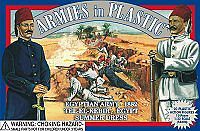 ArmiesInPlastic 1882 Tel El Kebir Egyptian Army Summer Dress Plastic Model Military Figure 1/32 Scale #5426