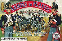 ArmiesInPlastic Waterloo 1815 British Royal Artillery Plastic Model Military Figure 1/32 Scale #5431