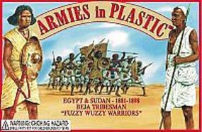 ArmiesInPlastic 1881-1898 Beja Tribesman Fuzzy Wuzzy Warroirs Plastic Model Military Figure 1/32 #5441 ArmiesInPlastic 1881-1898 Beja Tribesman Fuzzy Wuzzy Warroirs Plastic Model Military Figure 1/32 #5441
