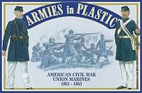ARMIES IN PLASTIC 5460 Civil War Confederate Marines 1861-65 20 Plastic Figures 