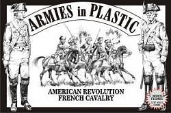 ArmiesInPlastic American Revolution French Cavalry (5 Mtd) Plastic Model Military Figure 1/32 Scale #5470
