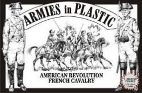 American Revolution French Cavalry (5 Mtd) Plastic Model Military Figure 1/32 Scale #5470