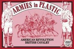 ArmiesInPlastic American Revolution British Cavalry (5 Mtd) Plastic Model Military Figure 1/32 Scale #5471
