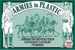 ArmiesInPlastic American Revolution Loyalist Cavalry Plastic Model Military Figure 1/32 Scale #5472