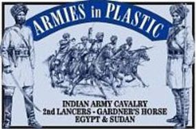 Indian Army Cavalry 2nd Lancers Gardener's Horse Plastic Model Military Figure 1/32 #5475