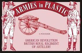 ArmiesInPlastic American Revolution British Regiment Artillery Plastic Model Military Figure 1/32 #5479 ArmiesInPlastic American Revolution British Regiment Artillery Plastic Model Military Figure 1/32 #5479