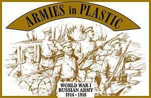 ArmiesInPlastic WWI 1914-18 Russian Army (20) Plastic Model Military Figure 1/32 Scale #5484