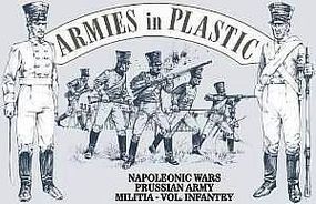ArmiesInPlastic Napoleonic Wars Prussian Army Militia Plastic Model Military Figure 1/32 Scale #5496 ArmiesInPlastic Napoleonic Wars Prussian Army Militia Plastic Model Military Figure 1/32 Scale #5496