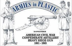ArmiesInPlastic American Civil War Confederate Artillery Plastic Model Military Figure 1/32 Scale #5501 ArmiesInPlastic American Civil War Confederate Artillery Plastic Model Military Figure 1/32 Scale #5501