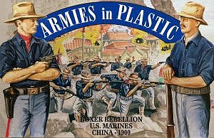 ArmiesInPlastic Boxer Rebellion China 1900 US Marines Plastic Model Military Figure 1/32 Scale #5508